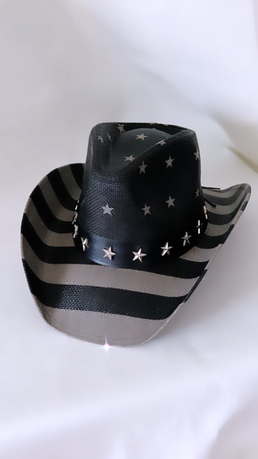 Cowboy Stripes Star Hat