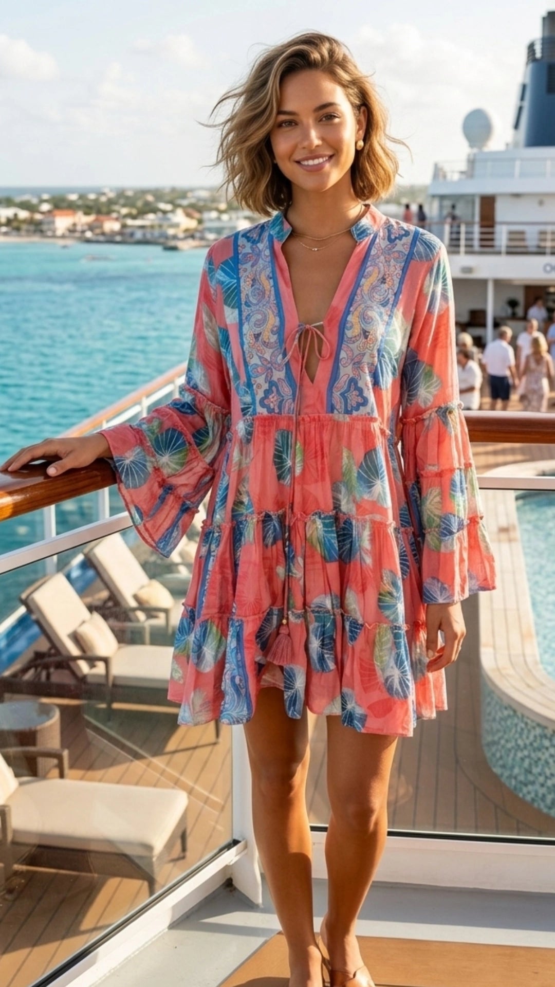Bohemian Leaf Dress
