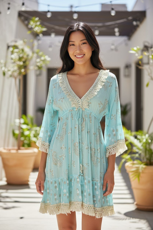 Lola Short Boho Dress