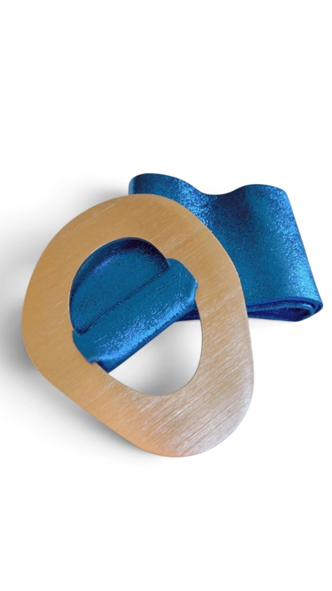 Metallic Leather Belt