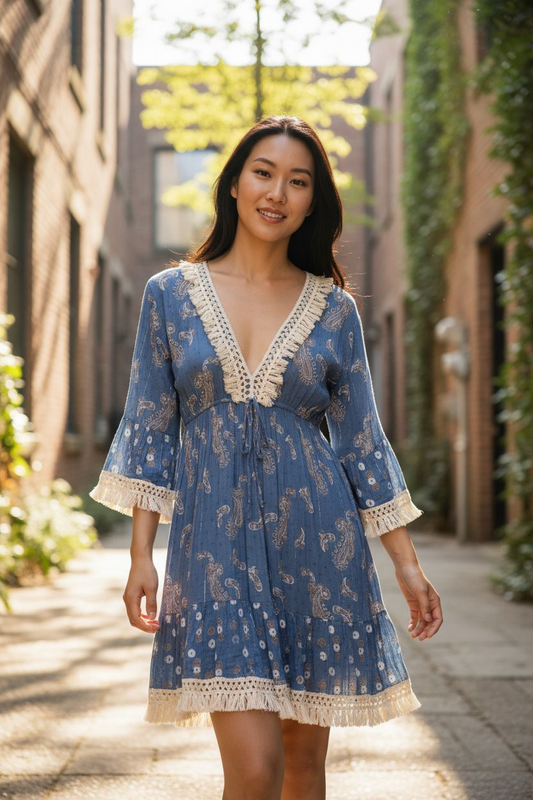 Lola Short Boho Dress