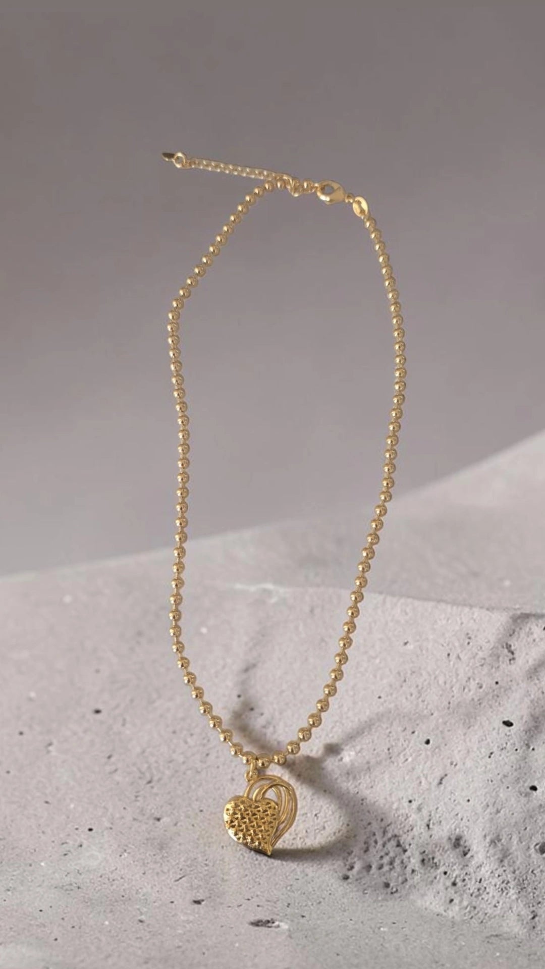 Double Heart Necklace