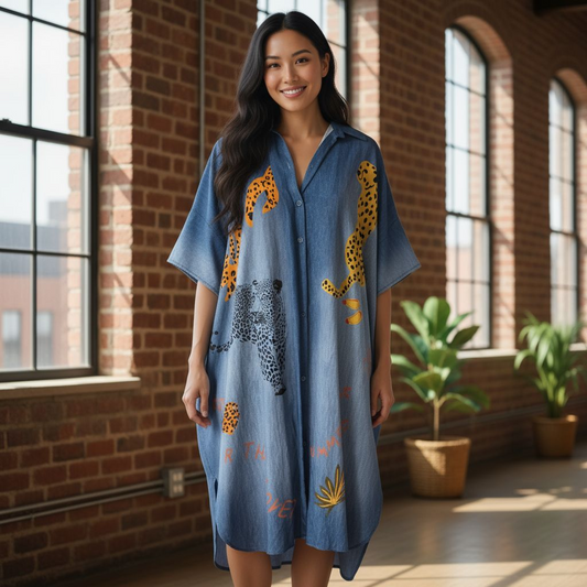 Safari Oversized Italy Dress