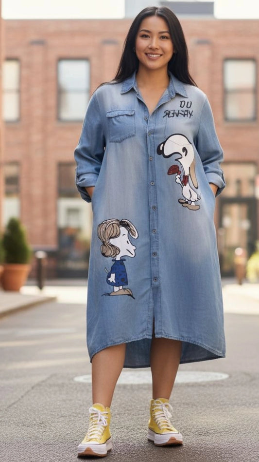 Denim Character Camisole