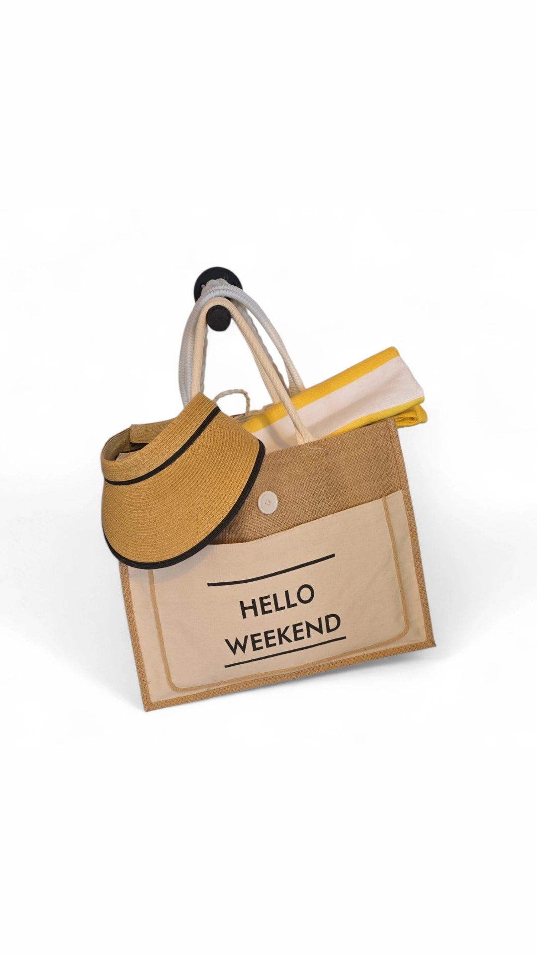 Hello Weekend Tote Bag