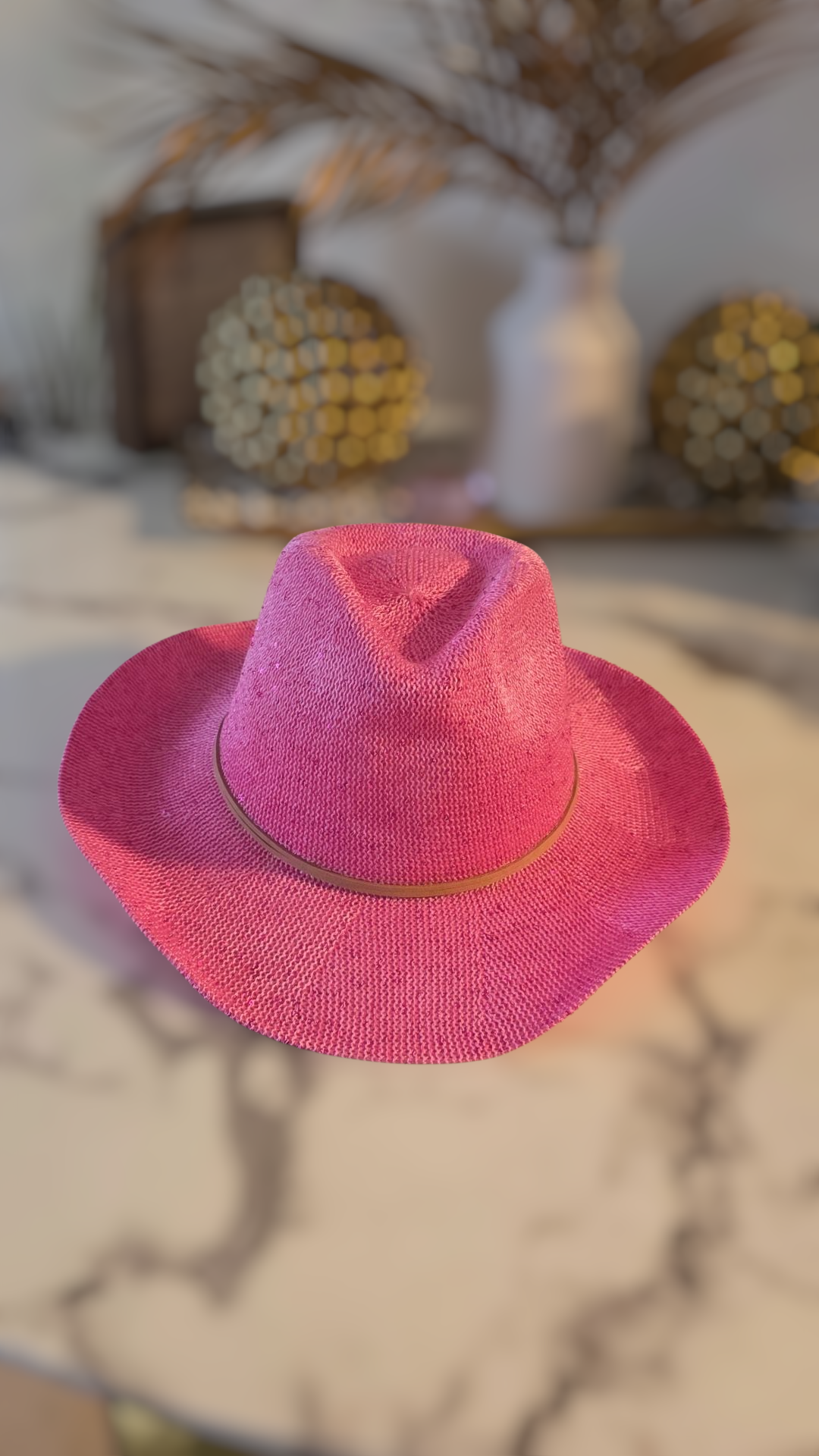 Girly Cowboy Hat. Concerts & Beach Fever