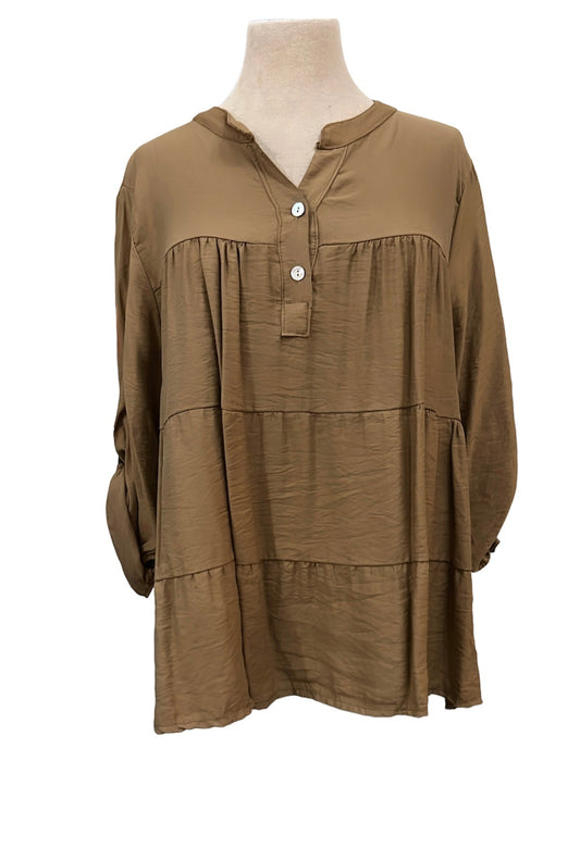 Silk Ruffle Italy Blouse