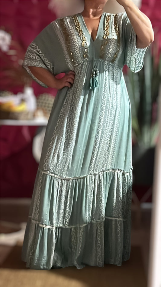 Andy Boho Maxi Dress