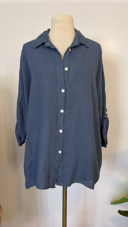Puro Lino Oversize Blouse