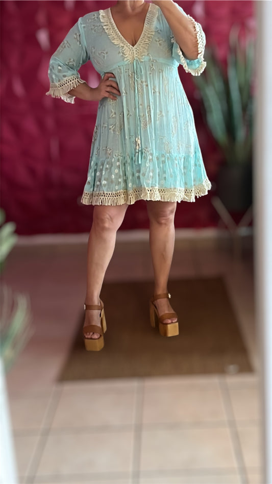 Lola Short Boho Dress