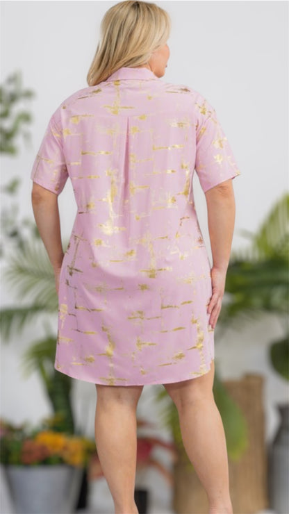 Amy Graphic Short Dress
