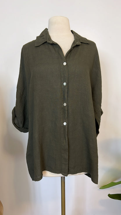 Puro Lino Oversize Blouse