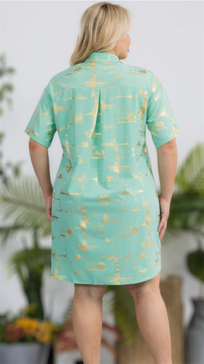 Amy Graphic Short Dress
