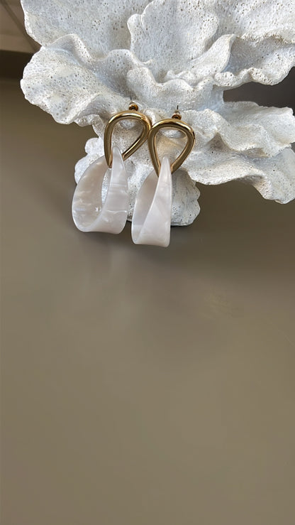 Tortoise Drop Earrings