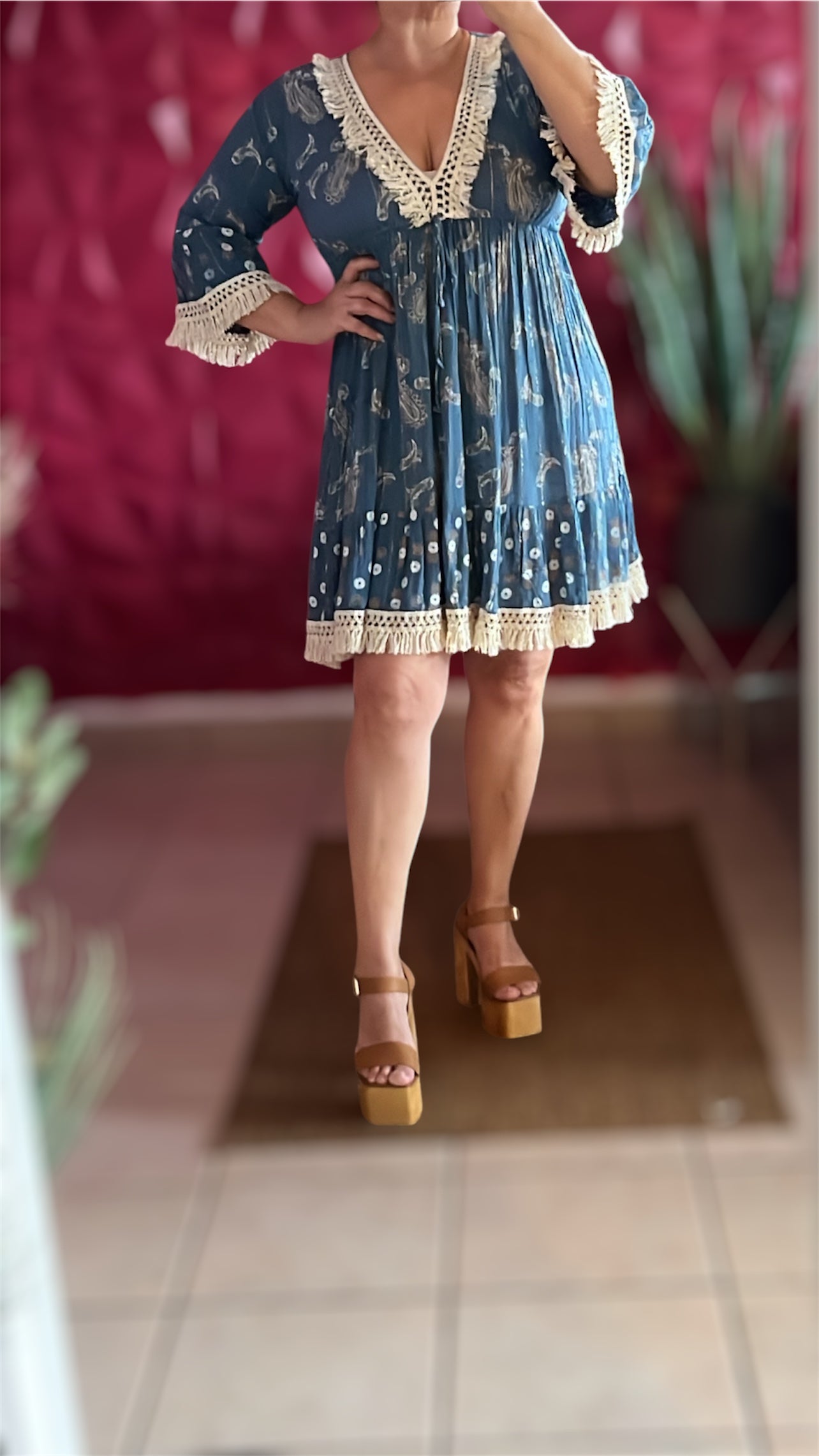 Lola Short Boho Dress