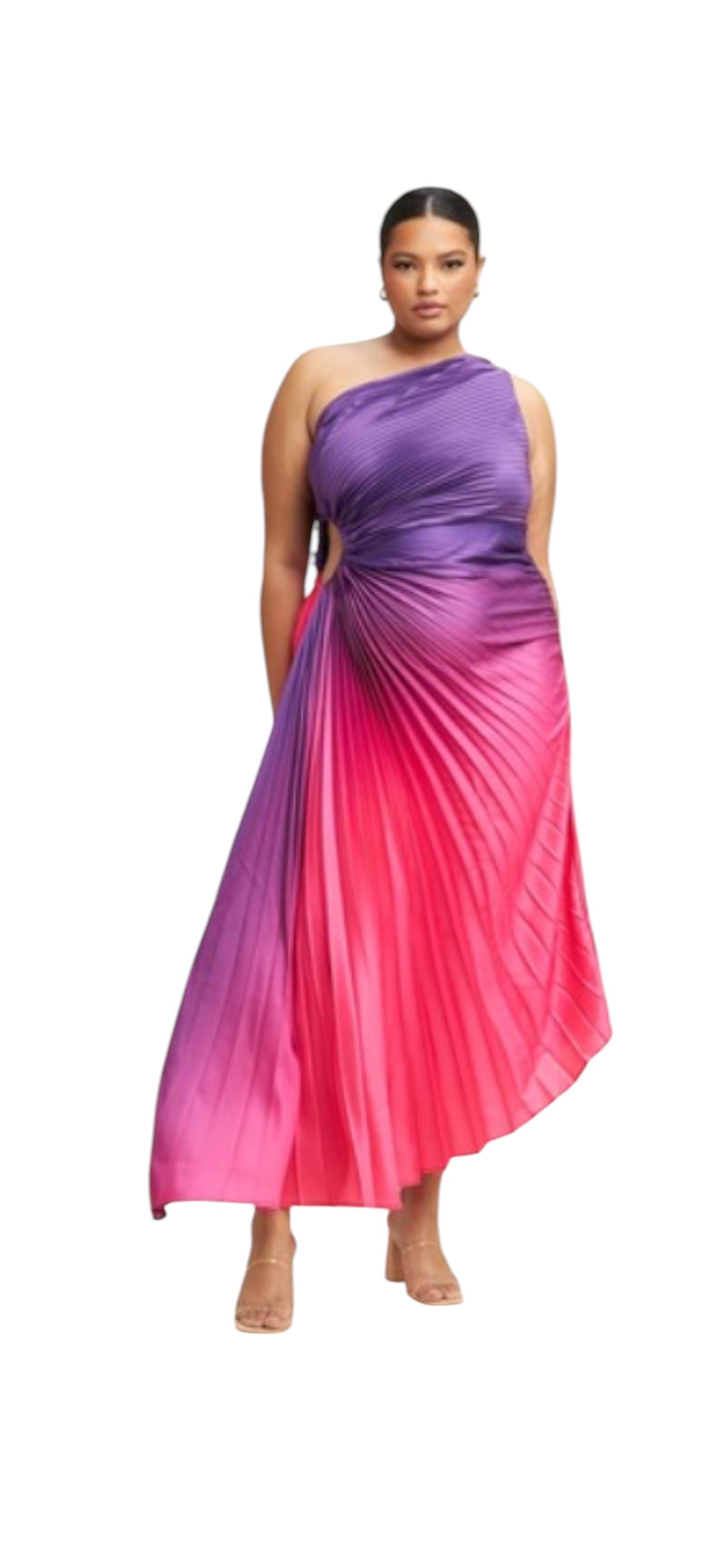 Katy Ombre Pleated Dress