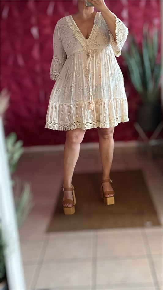 Lola Short Boho Dress