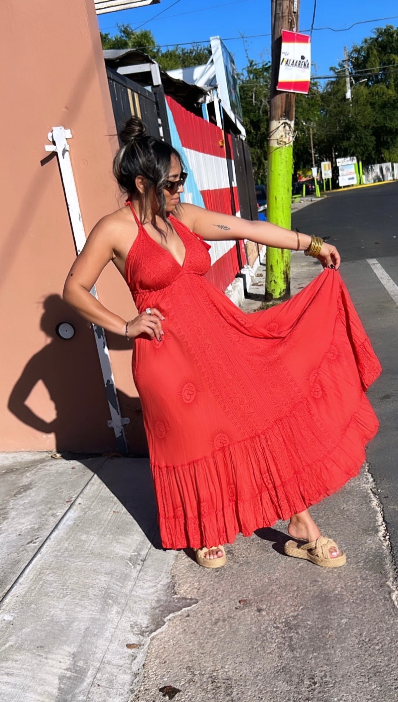 Boho Mandala Maxi Dress