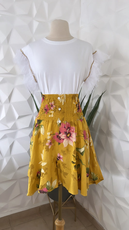 Linen Skirt Pants