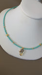 Hamsa Star Choker