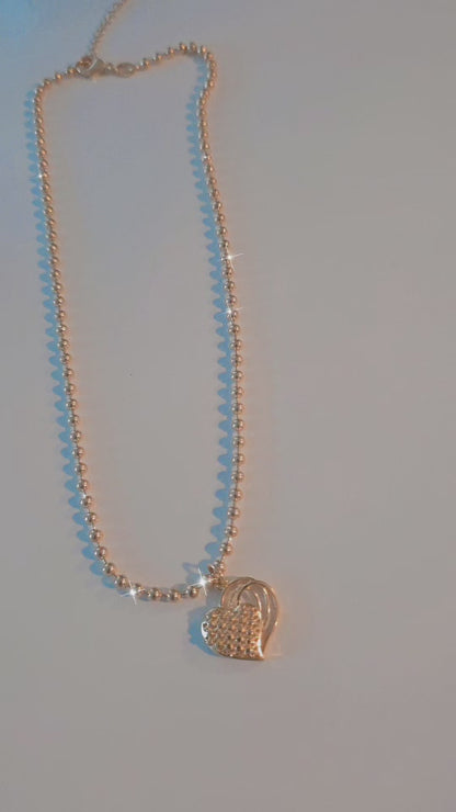Double Heart Necklace
