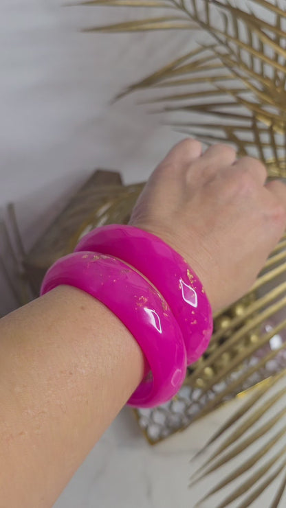Magnolia Splash Bangles