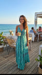 Green Boho Maxi