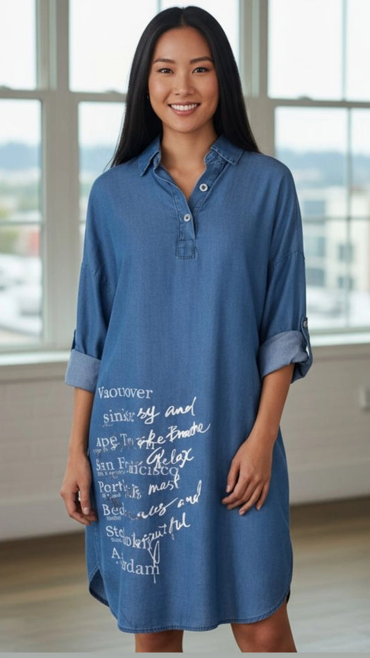 City Denim Dress