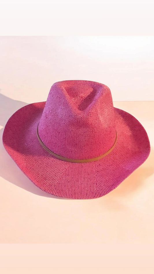 Girly Cowboy Hat.  Concerts & Beach Fever