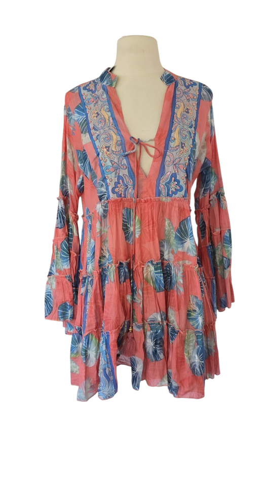 Bohemian Leaf Dress