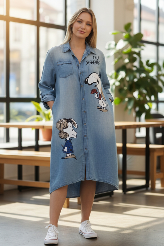 Denim Character Camisole