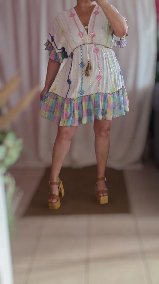 Fantasy Boho Short Dress