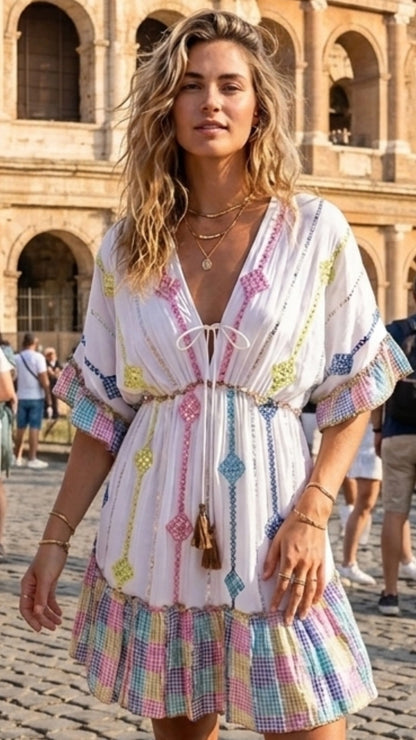 Fantasy Boho Short Dress