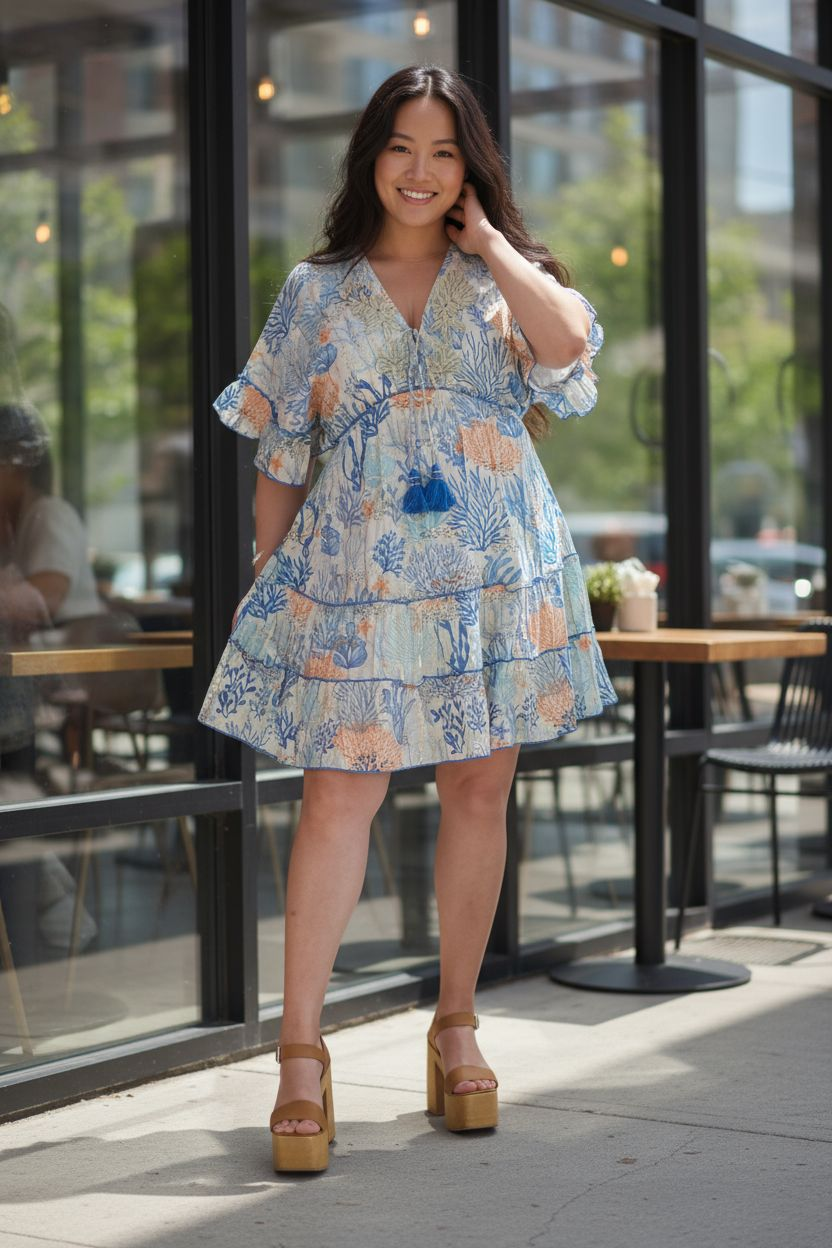 Marbella Short Boho Dress