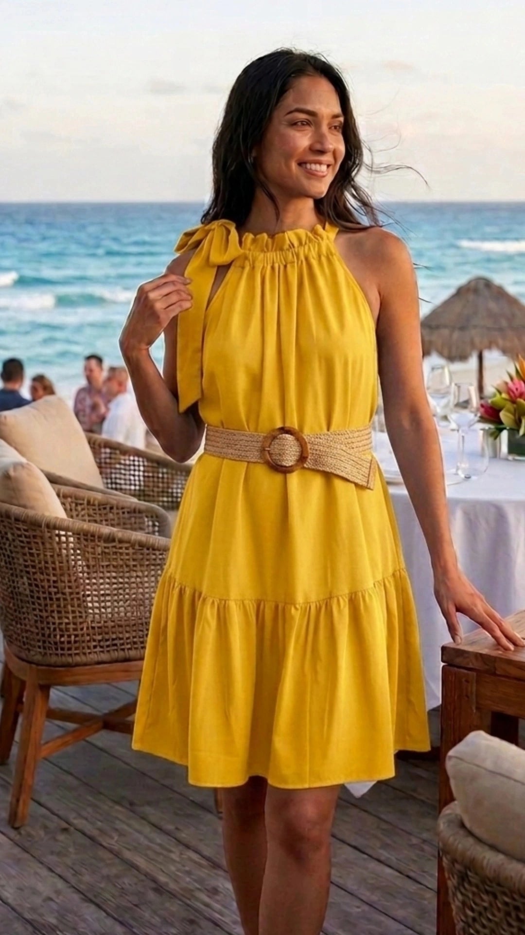 Abigail Silk Midi Dress