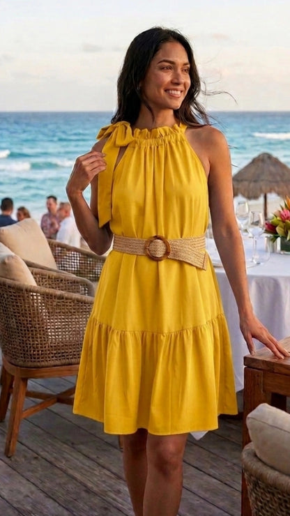 Abigail Silk Midi Dress