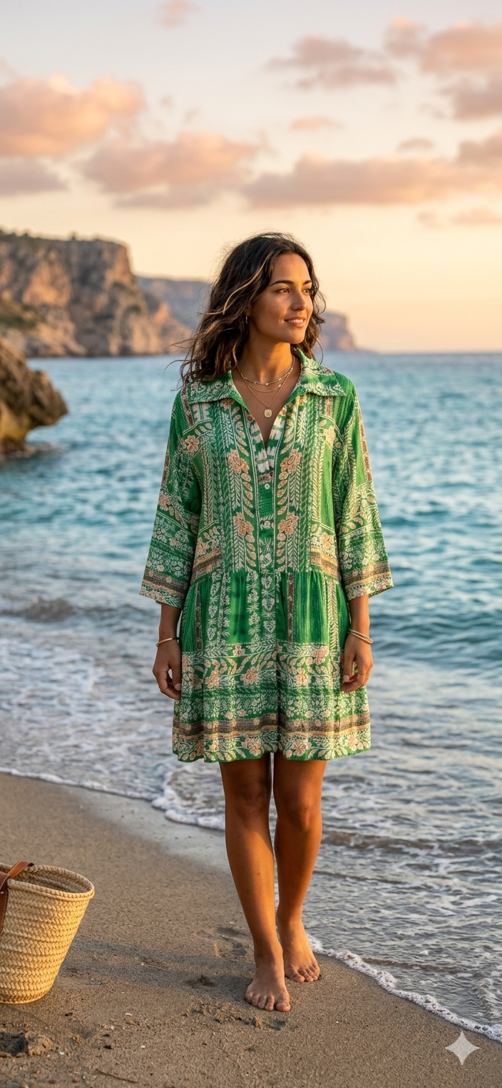 Monaco Boho Short Dress