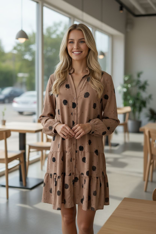 Anaise Dots Midi Dress