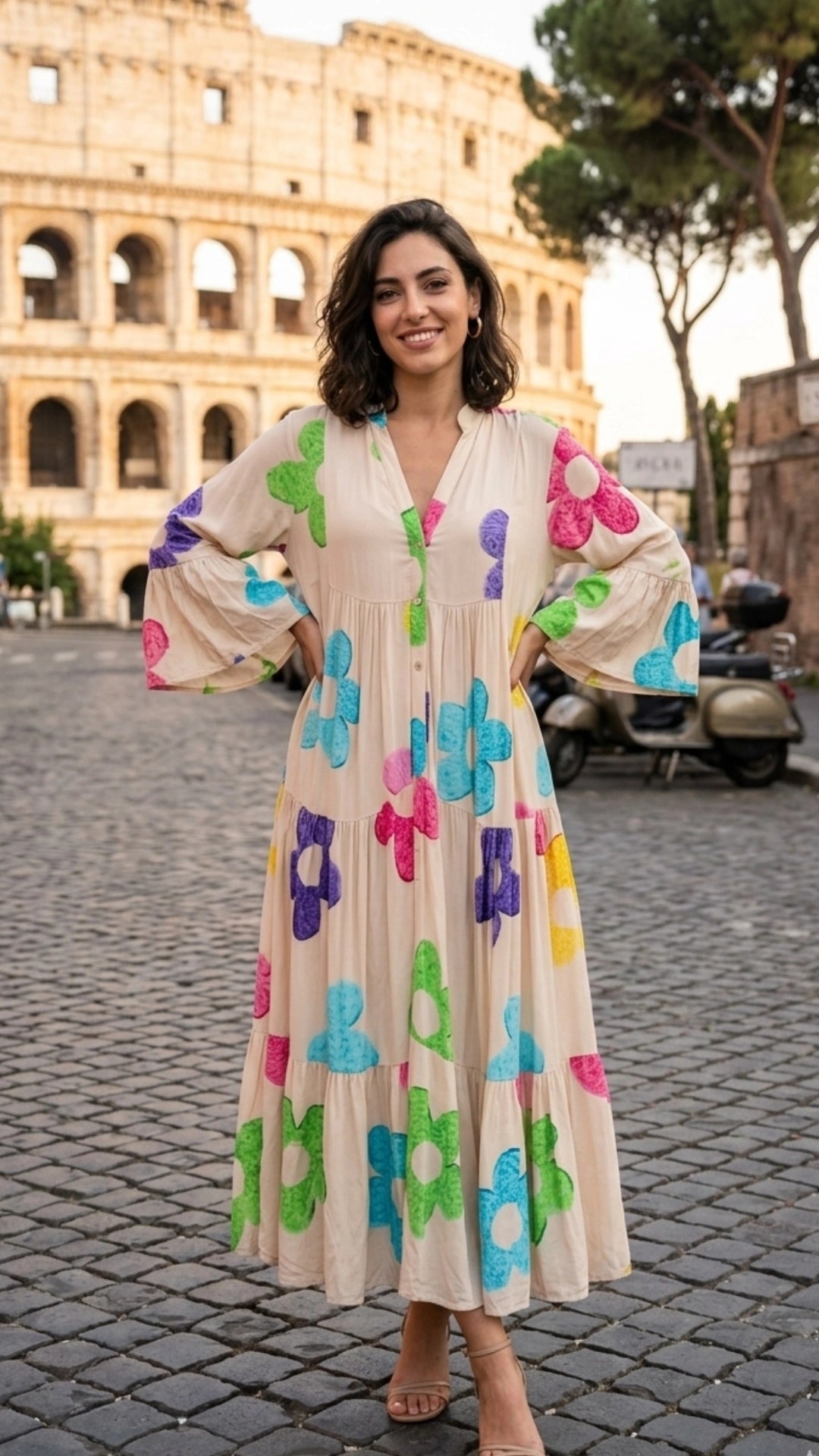 Flowers Maxi Dress