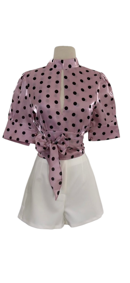 Dots Crop Top
