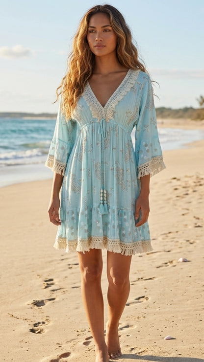 Lola Short Boho Dress
