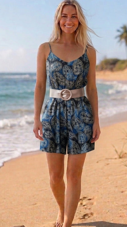 Gracie Boho short romper