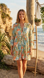 Tropic Leaf Short Dress
