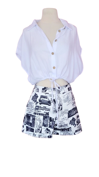Aliza Crop Shirt