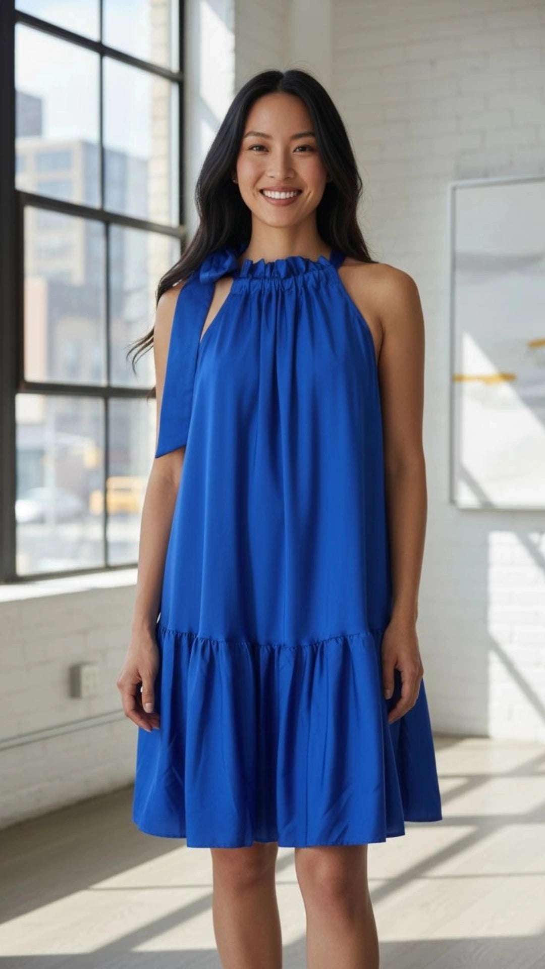 Abigail Silk Midi Dress