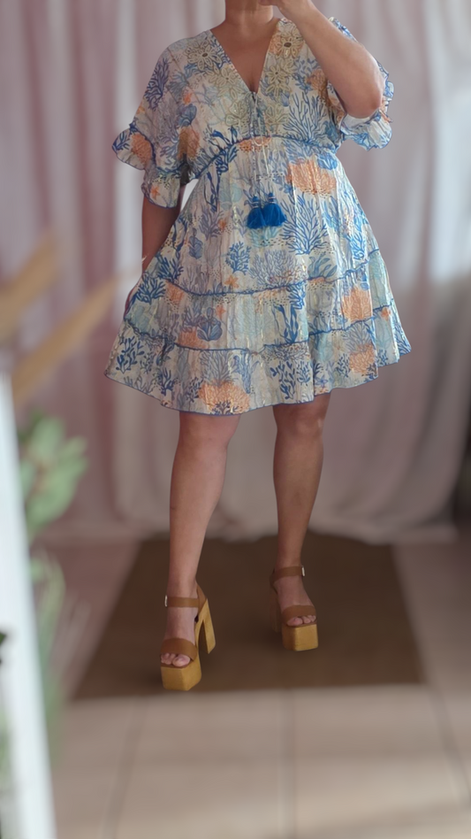 Marbella Short Boho Dress
