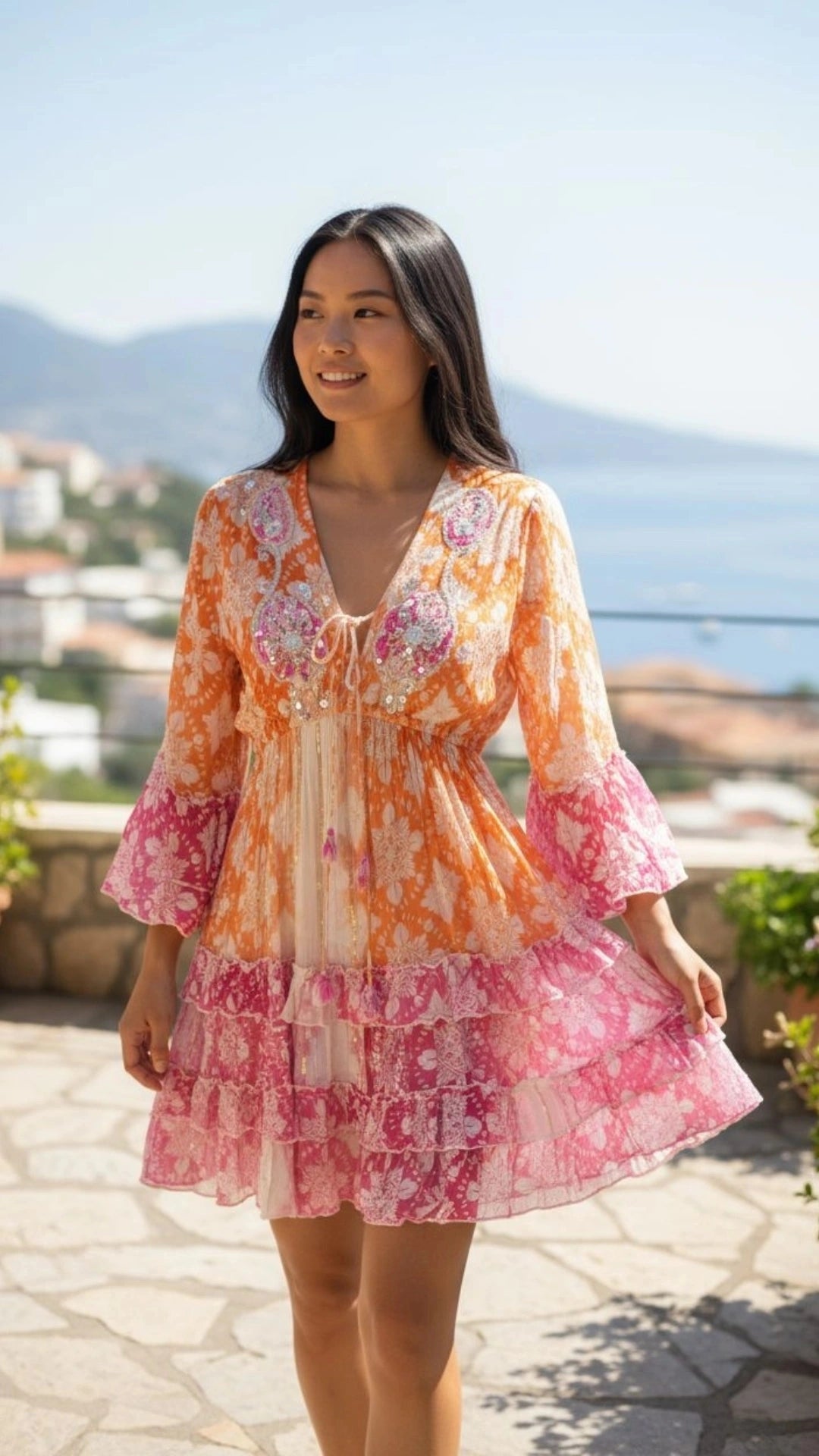 Dayna Boho Short Dress