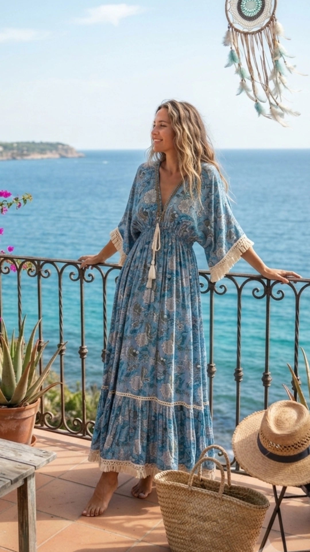 Anette Boho Maxi Dress