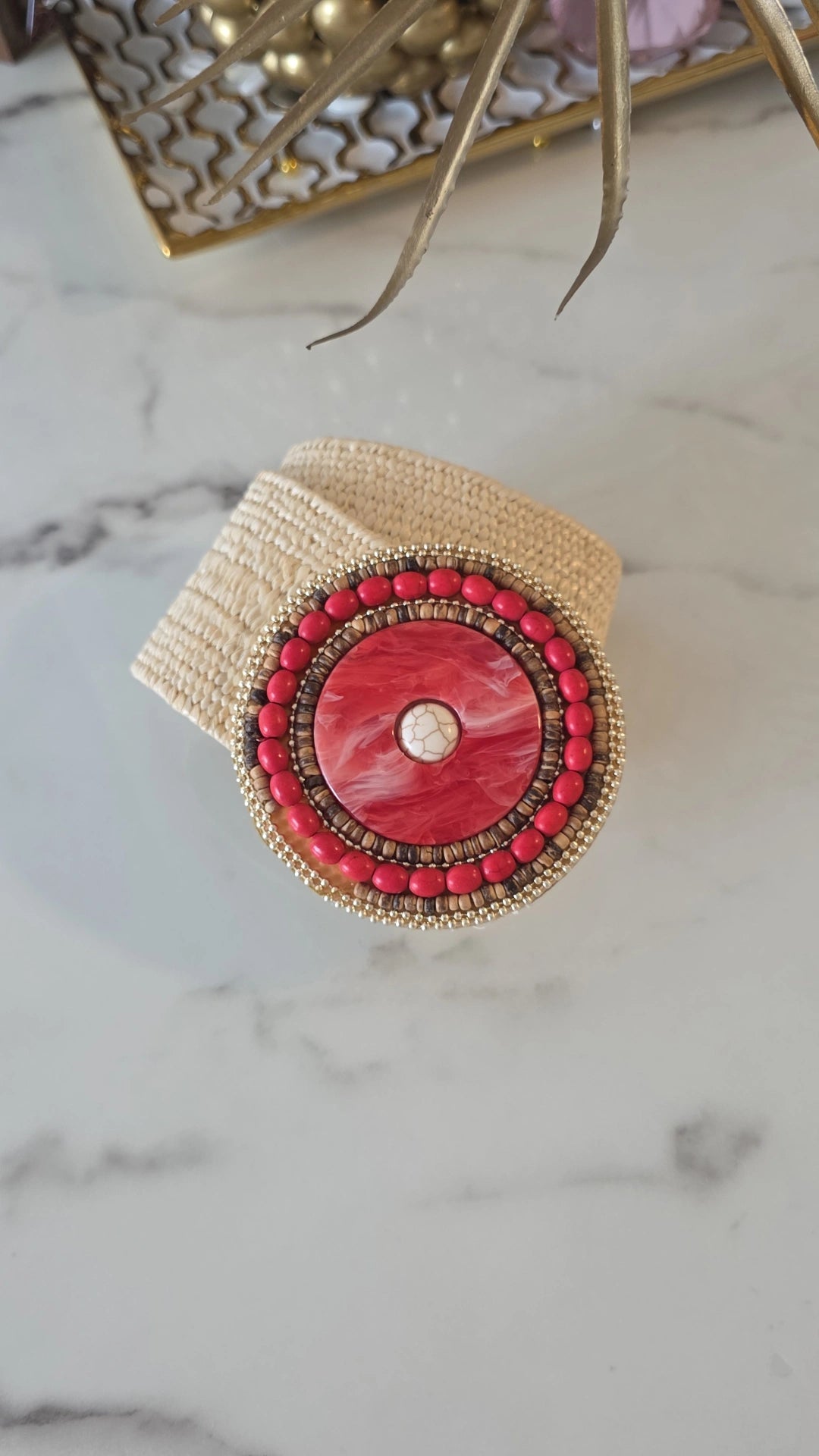Stretch Beaded Belt