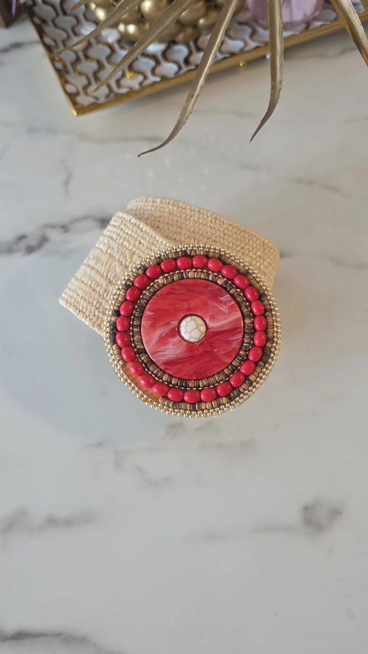 Stretch Beaded Belt